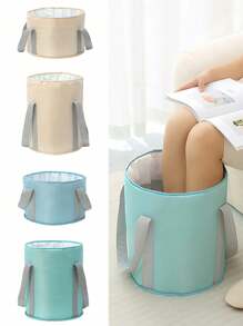 1Pc Portable Collapsible Foot Bath Basin - Soothe And Refresh Your Feet Anywhere Anytime For Women Men