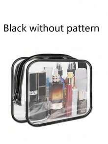 New Arrival! All-In-One Charger Travel Organizer - Transparent Toiletry Bag, Travel Essential, Portable Zipper Travel Makeup Bag, Beach Clear PVC Toiletry Bag, Waterproof Storage Pouch, Transparent Organizer Bag, Cable And USB Organizer Bag, Airport Approved PVC Cosmetic Bag For Chargers, Cables And Power Banks