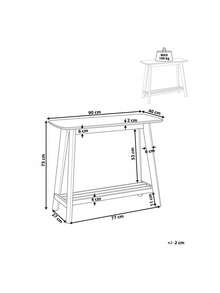 Beliani 控制台桌 TULARE 淺褐色