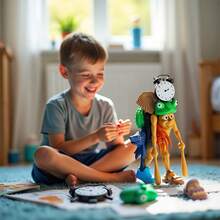 Tralalero Tralala Action Figures Set, Italian Brainrot Meme Shark Figures, Funny Tung Tung Tung Sahur Brainrot, Shark In Sneakers Viral AI Brainrot Animals Figurines