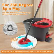 1/2/3/5 pezzi Ricambi per mocio, adatti per mocio rotanti, ricariche in microfibra super, compatibili con mocio triangolari girevoli a 360 gradi, facile pulizia per pavimenti domestici, forniture per la pulizia dei pavimenti di casa - Multicolore - Visualizzare 2