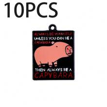 可爱的水豚河豚DIY吊坠首饰套装，可用于制作手链、项链和其他首饰。适合DIY爱好者。也非常适合馈赠亲朋好友。