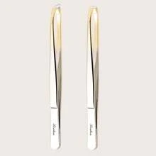 1/2pcs Stainless Steel Gold Eyebrow Clip, Convenient Eyelash Tweezers, Beauty Fine Hair Removal Tool, Suitable For Facial Hair Removal And Grooming,Makeup,Cheap,Room Decor,Vanity,Travel,Bedroom,Makeup Accessories,Tweezers,Cheap,Stocking Stuffers,Makeup,Makeup Tools,Cheap Stuff,Gifts,Gifts For Women,Christmas Gifts - Gold - View 14