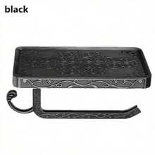 壁挂式厕纸架 复古经典浴室 仿古黄铜卷纸巾盒 浴室配件 - 彩色 - 查看 11