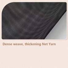 ​​MIAMI SUNSET Mesh Drawstring Bag - Vibrant Palm Beach Florida Themed Organizer For Travel & Beach Essentials | Lightweight Breathable Storage Pouch With Tropical Sunset & Palm Tree Design - Perfect For Swimwear, Sunglasses & Vacation Must-Haves - Black - View 6