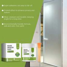 哑光磨砂玻璃漆，办公室遮光浴室玻璃隐私涂层，磨砂玻璃漆 - 白色 - 查看 7
