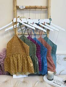 Women T-Shirts - 玫紅色 - 查看 6