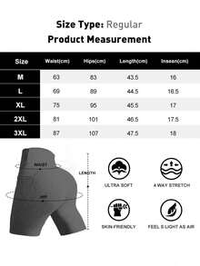 Women's 3/4 Length High Waist Biker Shorts 3 Pack - Tummy Slimming, Squat Proof With Pockets | No See-Through Chafe-Free For Workouts - 1pcs(black) - 查看 8