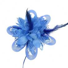 1 件女士迷人帽子网眼兔耳设计头饰教堂鸡尾酒德比帽婚礼头饰返校羽毛网眼头饰茶会配饰万圣节服装发夹配饰 - 黑色 - 查看 15