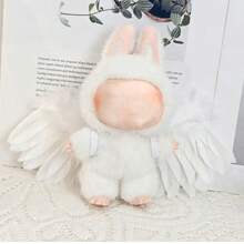 兼容 单色天使翅膀配件、替换配件、玩偶配件、6.7 英寸时尚套装、通用服装、17 厘米单色天使翅膀、生日礼物、节日礼物、派对礼物