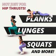 OG Belt -  Exercise Hip Thrust Belt – For Dumbbells, Kettlebells, And Plates – Slip-Resistant Padding For Hip Protection – Perfect For Gym, Home, And On-The-Go Workouts,8723421 - Dusty Pink - View 8