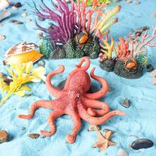 Simulation Soft Rubber Marine Animal Model Toy, Octopus, Manta Ray, Seahorse, Flying Fish TPR Children's Toy, Halloween, Christmas, Easter Party Decoration Gift - Multicolor - View 6