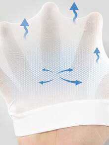 CAMEL CROWN Women's UV Protection Arm Sleeves, Lightweight Cycling Sun Sleeves For Summer - White - View 4