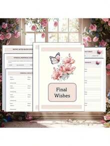 临终计划指南 - 成人日常使用笔记本，英语语言，适合所有场合的理想礼物，学校用品，返校