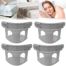 4 Pack Lock Sheet Holders, Bed Sheet Holder, Secure Bed Sheets Firmly In Place, Heavy Duty Panel Holder, Easy One-Time Installation - Grey - View 1