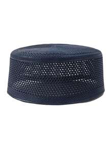 1 件男士和青少年刺绣穆斯林祈祷帽、伊斯兰宗教硬头骨帽、阿拉伯祈祷帽、斋月开斋节礼物