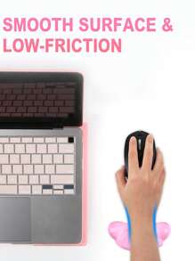 Mouse Wrist Rest, Gel Transparent Mouse Wrist Support Pad, Lovely Ergonomic Mouse Wrist Pad, Soft Transparent Wrist Pain Relief Office Home Desk Computer Mouse