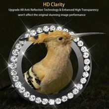 (粉色水钻) 水钻相机镜头保护膜 9H 硬度钢化玻璃，防刮，高清清晰，防震，兼容三星 S25 Edge/S24 FE/S25 Ultra/S25 Plus/A16/A26/A36/56/A55/A15/A35/A25/A05/A05S/A24/A34/A4/A54/S24 Ultra/S24/S24 Plus/S22 Ultra/S23 Ultra/S23 Plus/S23/Fold7/ 并兼容 16 Pro Max/16/16 Pro/16 Plus/15 Pro Max/15/14/1312/11 Pro 家用闪亮水晶手机相机保护套防水防摔防指纹全覆盖 - 粉色 - 查看 5