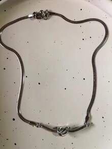 Vintage Y2K Ästhetik Pentagramm Stern Anhänger Silber Farbe Choker Kette Halskette für Frauen Coole Hip Hop Schmuck Charm Accessoires - Verschiedenfarbig - Übersicht 12