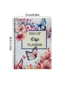 临终计划指南 - 成人日常使用笔记本，英语语言，适合所有场合的理想礼物，学校用品，返校