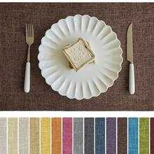 4 Stücke/6 Stücke/8 Stücke/10 Stücke einfarbige quadratische Tischsets, 43cm*46cm hitzebeständige Tischdekorationsstoffe, Kaffeetischsets geeignet für Neujahr, Ostern, Valentinstag Dekoration, Innen- & Außenbereich Zusammenkünfte Zuhause, minimalistischer Stil Esszimmer Anordnung, Geschirr Schutz für Feiertage und Geschenke