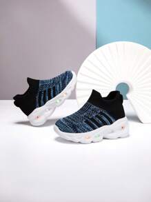 2025 Nuovi Stilosi Bambini/Bambini Piccoli Moda Casual Carino Durevole Antiscivolo Suola LED Luce-Up Comoda Morbida Breathable Odor-Resi in rete Rete senza lacci Per Esterno/Interno Walking R scarpi sportivi