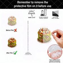 1 件血腥惊悚眼球怪兽蛋恐怖万圣节装饰道具，鬼屋风格家居桌面艺术，卧室和客厅展示窗台艺术。适用于办公室、宿舍、教室等，为您的万圣节派对提供专属惊喜礼物和氛围物品 - 彩色 - 查看 7