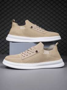 2025 Spring/Summer New Fashion Breathable Non-Odor Men's Casual Mesh Shoes, Soft Soles, Slip-On, Comfortable
