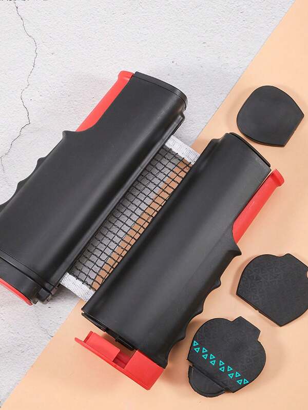 1 pieza Red de ping pong portátil y retráctil, apta para uso en interiores y exteriores, entrenamiento de ping pong, regalo perfecto para familiares y amigos