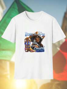 Cowgirl Bling Maglietta Uomo Stile Western Moda Estiva T Shirt Casual Regalo Originale  Giovani Offerta Esclusiva  Comfort Elegante