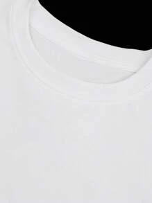 Magliette a maniche corte da uomo con vestibilità ampia, stampa "Milano Italia", stile casual, vestibilità oversize, abbigliamento estivo, moda streetwear, in comodo cotone, per uso quotidiano, con stampa grafica a caratteri sul girocollo, regalo per il fidanzato