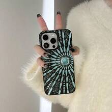 Creative Cute Sun Pattern Phone Case Compatible With IPhone 16 15 14 13 12 11 Pro Plus X XS Max Cellphone Soft Silicone Protective Cover - Antique White(古董白) - 查看 6