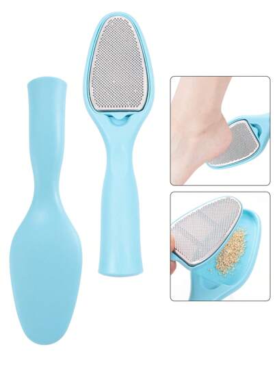 1 Stück Neues professionelles Edelstahl Multifunktions-Fußpflegewerkzeug mit abnehmbarem Teil, geeignet zum Entfernen von Hornhaut und abgestorbener Haut, für feuchte und rissige Füße geeignet