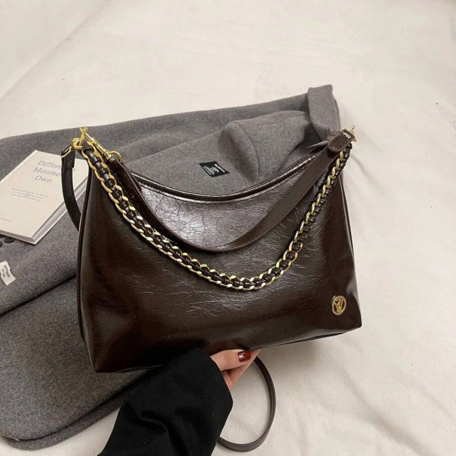 Women Shoulder Bags - 咖啡 - 查看 1