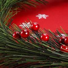 100pcs,Mini Artificial Fruit Decorations Are Strung On Christmas Tree Wreaths, And Artificial Holly Fruits Are Used For Souvenir Displays And Diy Handicrafts For The New Year