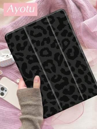 Ayotu 1 pieza Funda para iPad compatible con iPad 9/8 (2021/2020), compatible con Samsung Tab A8 10.5, compatible con Huawei MatePad 10.4 - Función magnética de encendido/apagado automático, soporte para lápiz, ligera