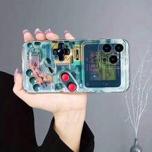 Creative Game Console Transparent Angel Eye Soft Case For IPhone 17 Air 16 15 14 13 12 Pro Max/17 16 15 14 Plus 11/X/XS/Max/XR Shock-Absorbing Drop-Resistant Wear-Resistant Unisex Holiday Birthday Gift - 無色 - 查看 5