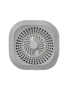 1 pièce Couvercle de drain carré en silicone avec ventouse, filtre à cheveux pour douche, passoire étanche pour baignoire et évier de cuisine, accessoire de décoration de salle de bain