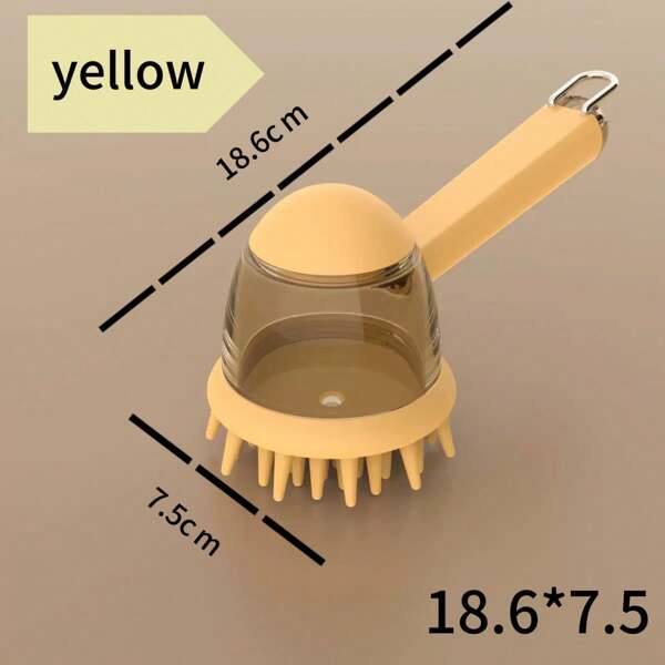 Pet Grooming Brush, Bath Brush, Pet Brush, Cat Comb, Dog Bathing & Cleaning Supplies