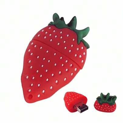 Memoria USB de 128 GB con diseño de frutas de dibujos animados, unidad de memoria USB para teléfono móvil y computadora, memoria USB de 64 GB 2.0 y 32 GB como regalo