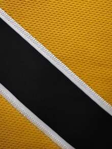 Men's Baseball Jersey 21 Yellow Button-Down Embroidered Sports T-Shirt Gym Clothes Men Basic T Shirt - 黃色 - 查看 4