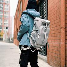 Fashionable Travel Fitness Bag, Swimming Sports Bag, Outdoor Camping Luggage Bag, Business Trip Short Travel Outdoor Training Handbag, Can Hold Shoes, Multiple Color Options - 黑色 - 查看 4