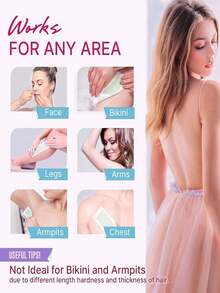 10 pezzi Strisce depilatorie monouso in tessuto non tessuto - Durevoli e riutilizzabili, prodotti per la rimozione dei peli - Adatte per braccia e gambe, uso domestico e in salone per il viso - Rimozione delicata dei peli, rimozione dei peli del viso, ceretta indolore per viso, sopracciglia, labbra, mento, guance, facile da usare, comoda, rimozione rapida dei peli, delicata e non irritante