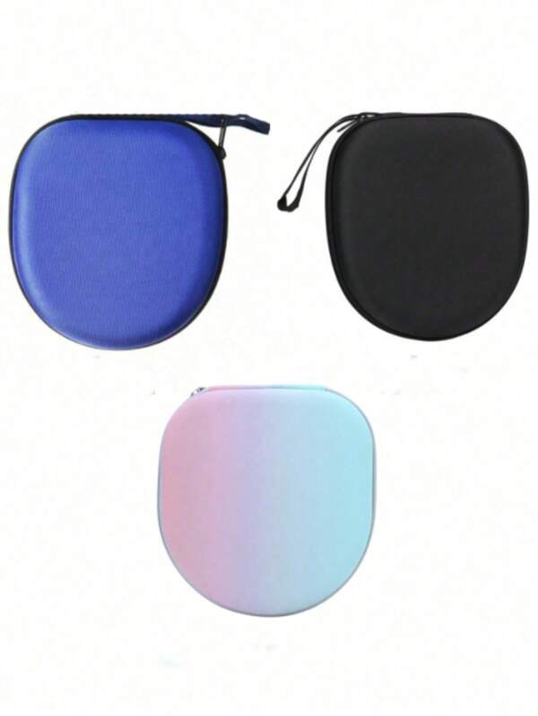 Hard Shell Carrying Headphones Case Headset Travel Bag Headset Pouch Universal Handheld Earphone Container Outdoor Household Usingdigital Camera Accessories