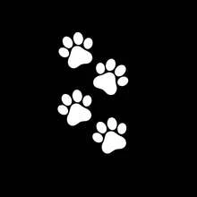 爪印乙烯基贴纸、狗爪汽车贴纸、猫爪汽车贴纸、狗妈妈礼物、猫妈妈礼物、笔记本电脑贴纸、旅行杯贴纸、乙烯基贴纸、汽车零件 - 均碼 - 查看 8