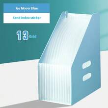 A4 Accordion Expanding File Folder, Multi-Layer Portable Handle File Organizer, Desk Standing PP Foaming Document Storage Bag, Large Capacity,For School Supplies,Back To School - Multicolor - View 1