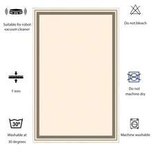 MADE IN TURKEY Pearl Digital Non-Slip Printed Turkish Rug – AL4007 Soft Touch, Washable Carpet With Non-Slip Felt Backing – Modern Decorative Floor Mat, Suitable For Living Room, Bedroom, Bathroom, Hallway Or Entryway – Available In 5 Sizes (40*60, 50*120, 50*160, 50*80, 60*100 Cm). Quick-Drying, Highly Absorbent, Soft, And Comfortable Design. Suitable For Both Indoor And Outdoor Use. - Brown - View 6