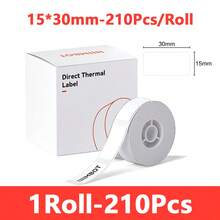 Niimbot White Label 1/3/6Rolls Adhesive Label Waterproof Anti-Oil Paper For D11/D101/D110 Mini Portable Printer For Home Office Tags Label Maker - Multicolor - View 10