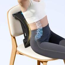 1pc Relaxing Lumbar Back Stretcher, Multi-Layered Back Biscuit, Upper And Lower Back Stretching And Relaxing Lumbar Device Lumbar Support Spine Board With 3 Adjustable Settings For Chair And Car With Massager, Lumbar Soother Home Back Corrector Lumbar Stretcher Lumbar Massager Mat Yoga Fitness Mat - Multicolor - View 4