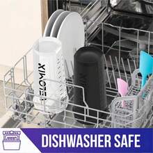 2-Pack 28oz/830ml Premium Shaker Bottles With 4 Stainless Steel Balls - Leakproof  Mixer Cups For Protein, Smoothies & Meal Replacement - Gym, Office, Travel & Home Use - Blue & Clear Combo With Measurement Marks - 45 OZ Black / Transparent - View 4